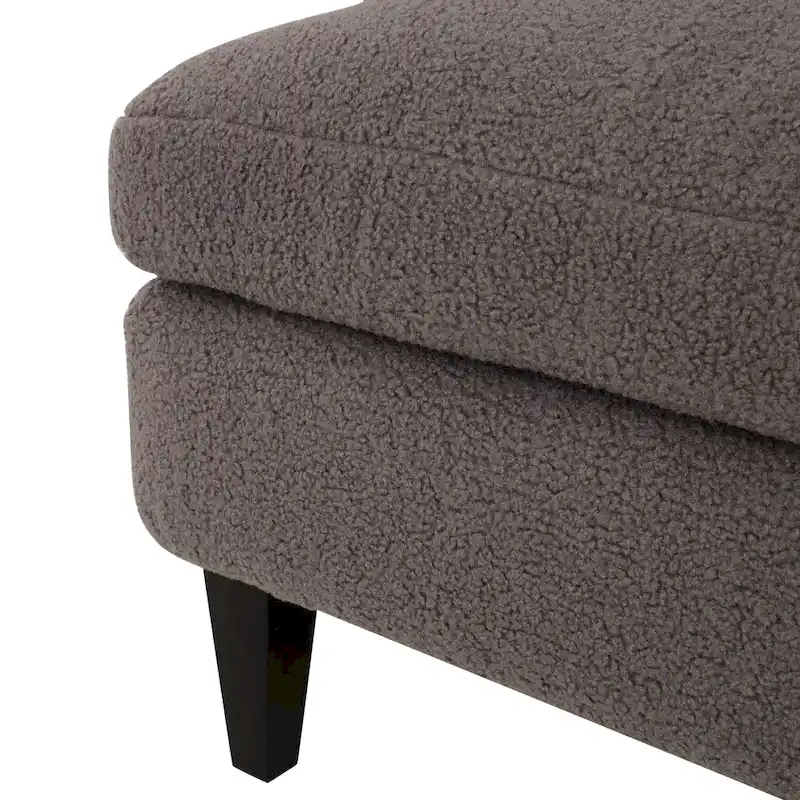 Modern Fabric Accent Chair with Cushion Back