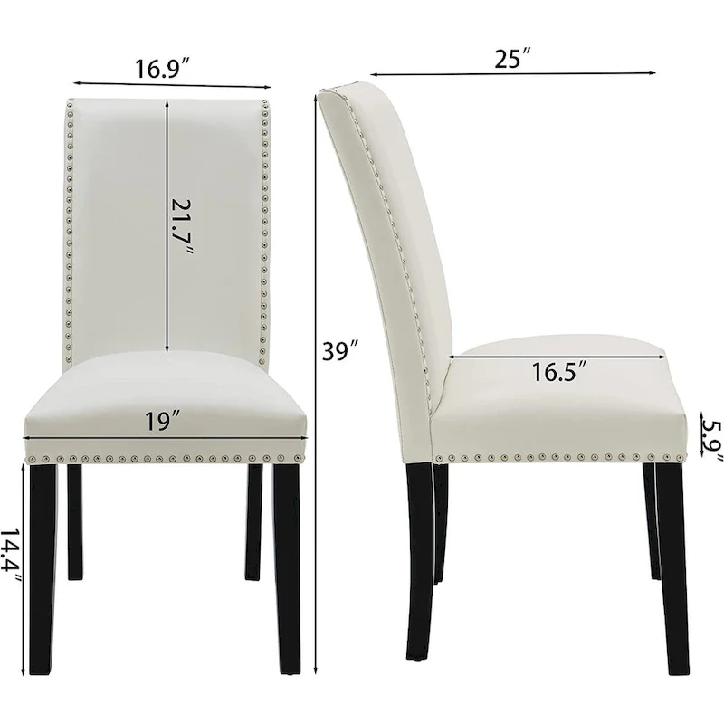 Faux Leather Dining Chair