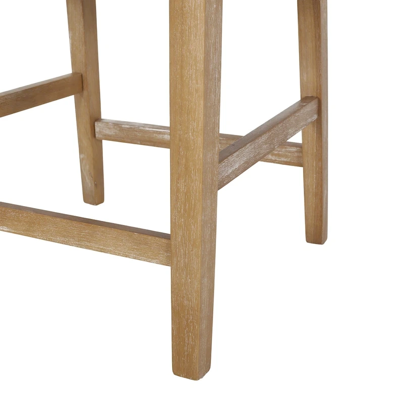 Armga Fabric Upholstered Wood 26 inch Counter Stools (Set of 2) by Christopher Knight Home