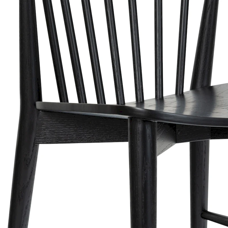 Poly & Bark Ligna Dining Chair - Spindled Bark with Solid Wood Frame