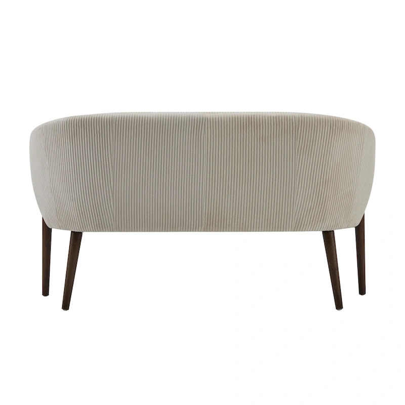 Galena Mid-century Modern Glam Loveseat by Christopher Knight Home