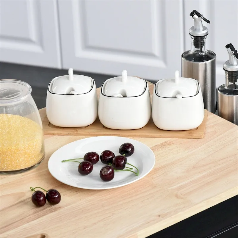 Mobile Wood Kitchen Island with Drawers and Towel Rack - N/A