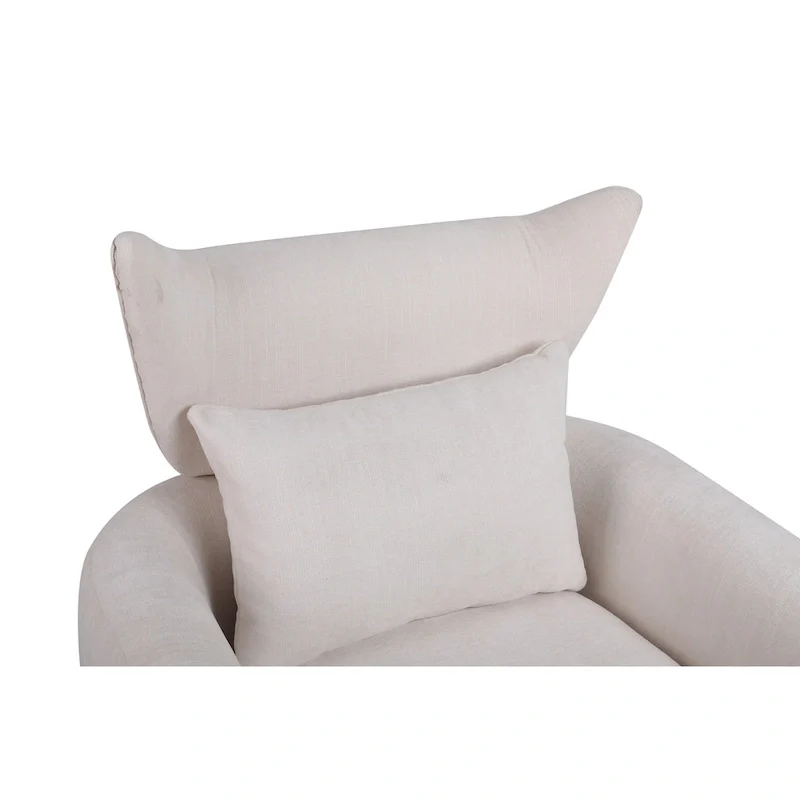 Mid-Century 360-degree Swivel Accent Chair