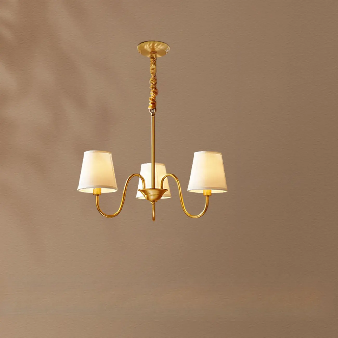 Elegant Modern Hanging Chandelier with Adaptive Height