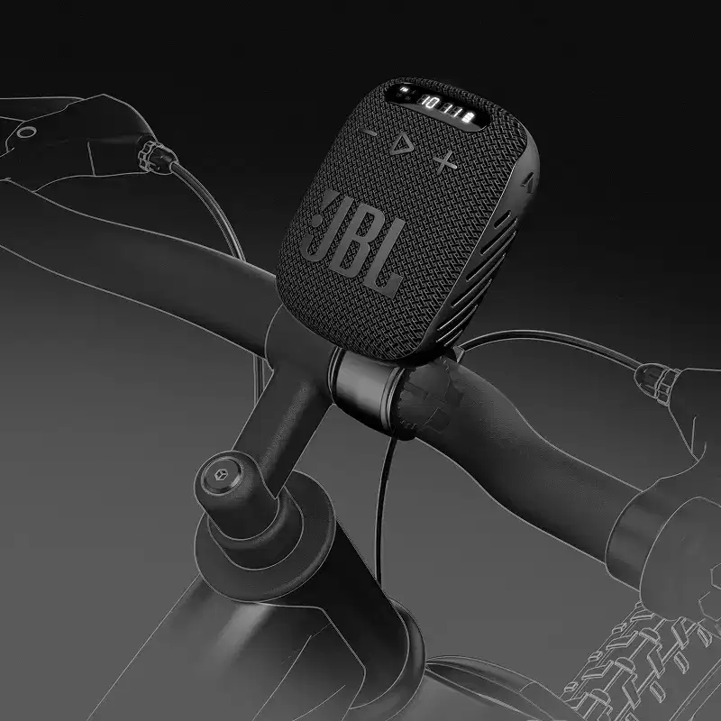 JBL Wind 3 Handlebar Bluetooth Speaker with FM Radio