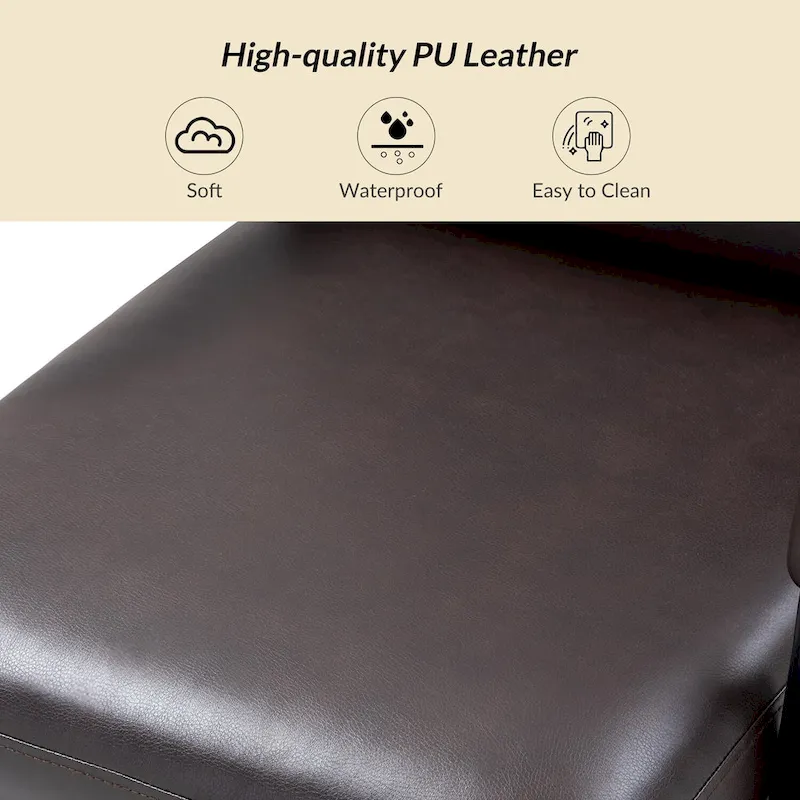Modern Task Faux Leather Chair with Tilt Lock and Center Tilt by