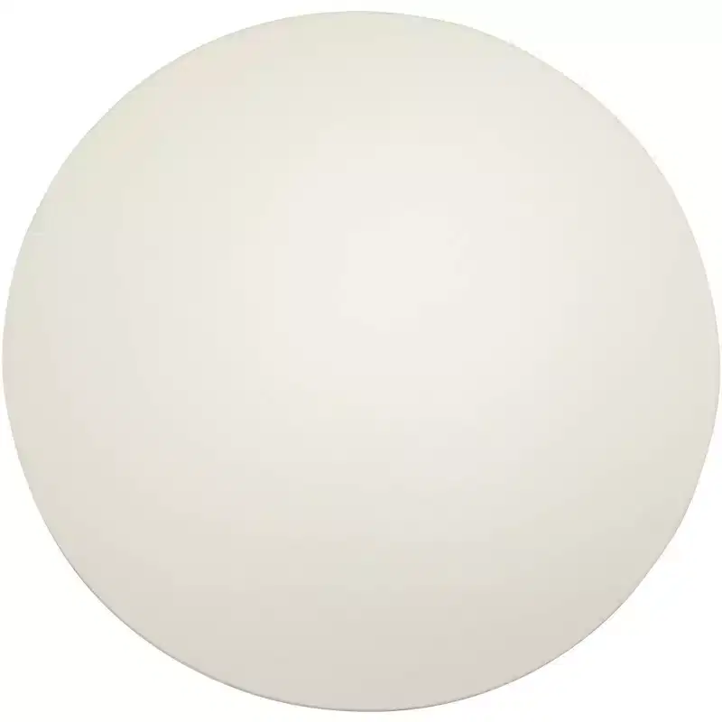 Studio 55D Cookie Modern Brushed Stainless Steel Round Bar Table 25 1/2 Wide Silver White Wood Tabletop for Living Room Kitchen
