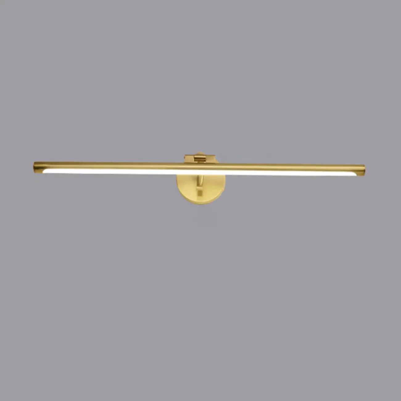 Arched Modern Gold Linear LED Vanity Light