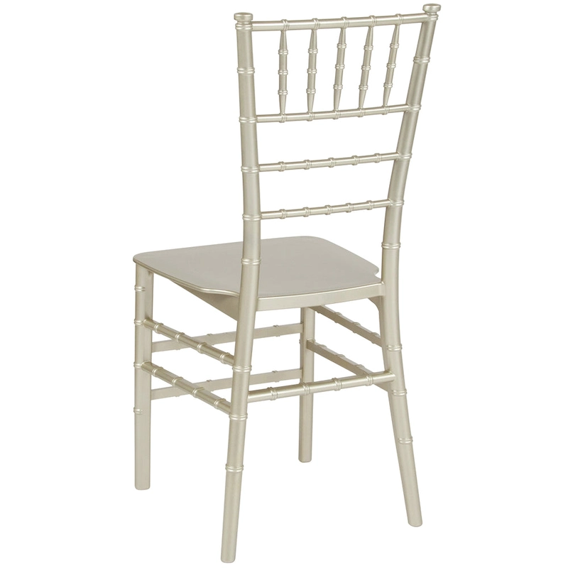 Resin Stackable Chiavari Chair - 15W x 18.75D x 35H - 15W x 18.75D x 35H