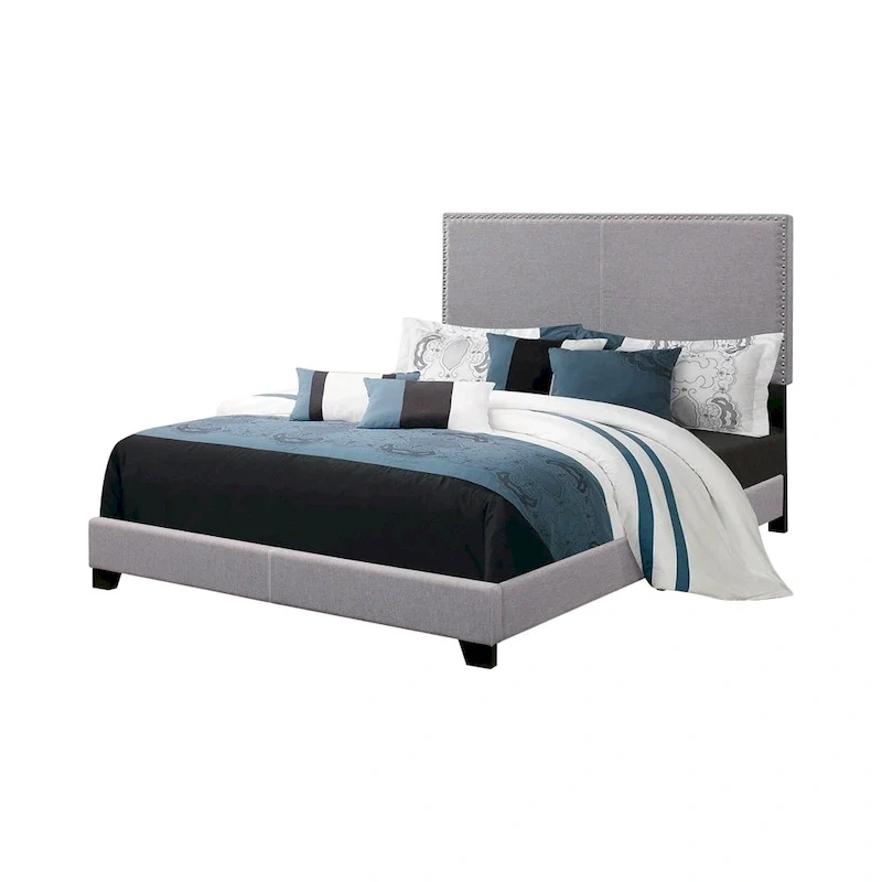 Boyd Transitional Fabric Upholstered Panel Bed