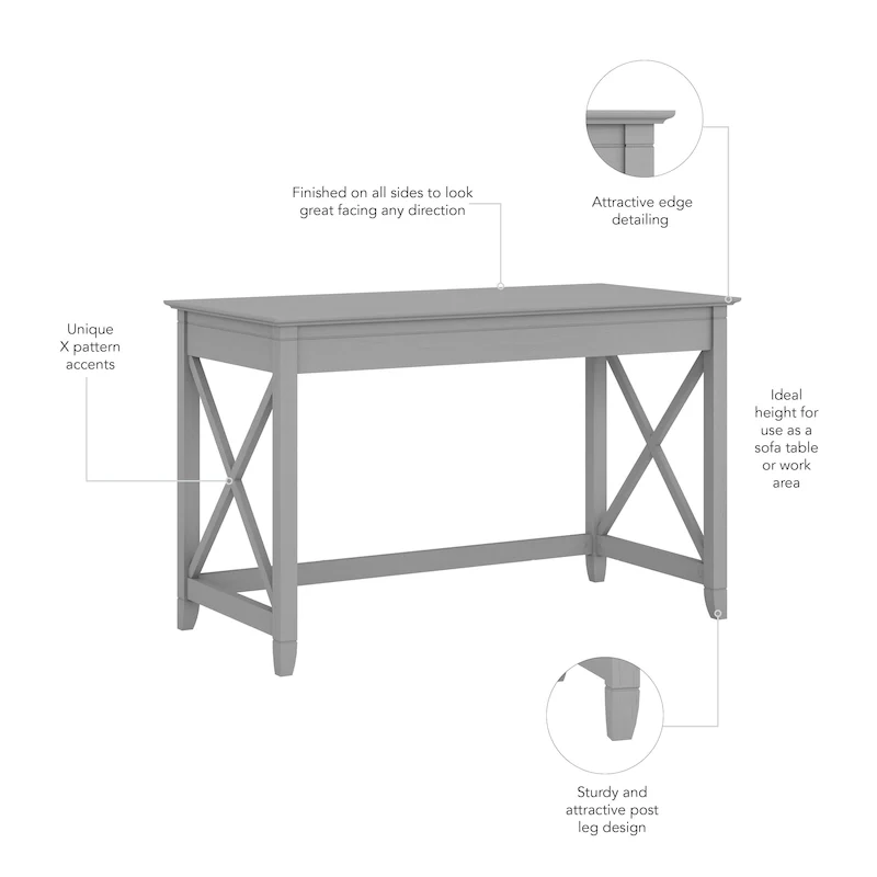 Key West 48W Writing Desk by Bush Furniture