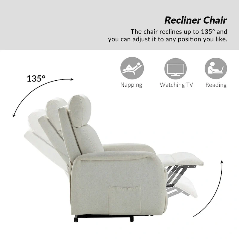 Elisa Power Remote Lift Assist Recliner Set Of 2 with Metal Base