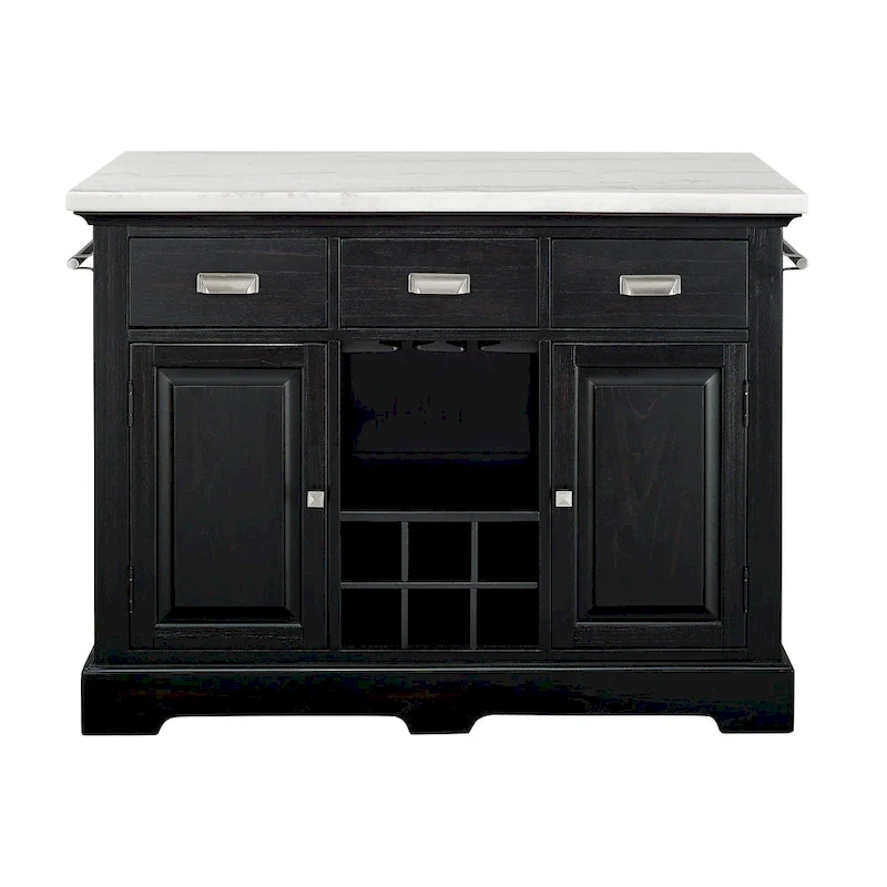 Ariana Kitchen Island 3-Piece Set