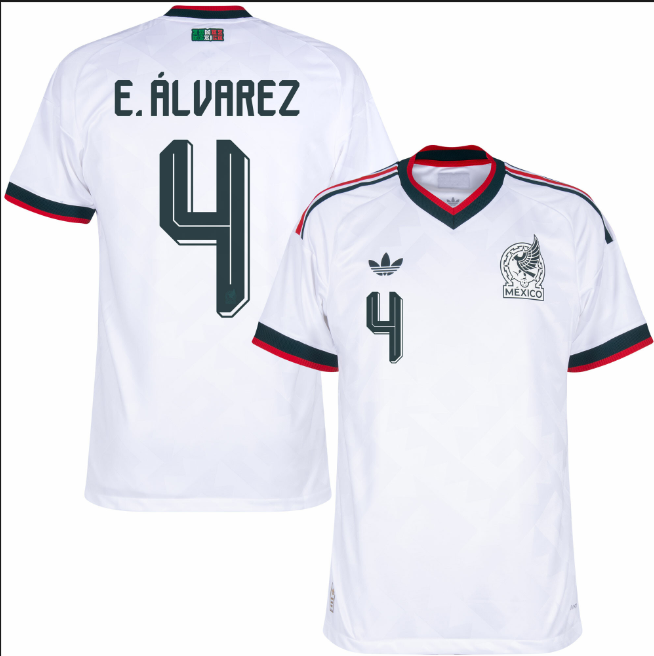 Mexico Authentic Away E. Álvarez 4 Jersey 2026-2027