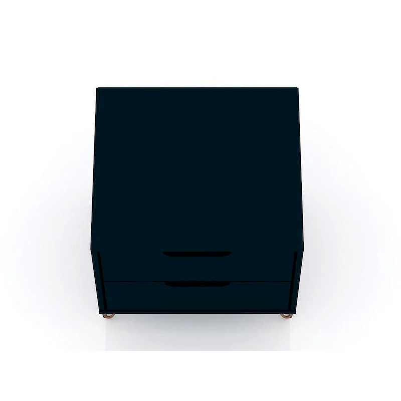 Manhattan Comfort Rockefeller 2-Drawer Nightstand (Set of 2)