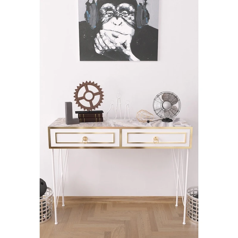 Ardeno Metal Legs Console Table