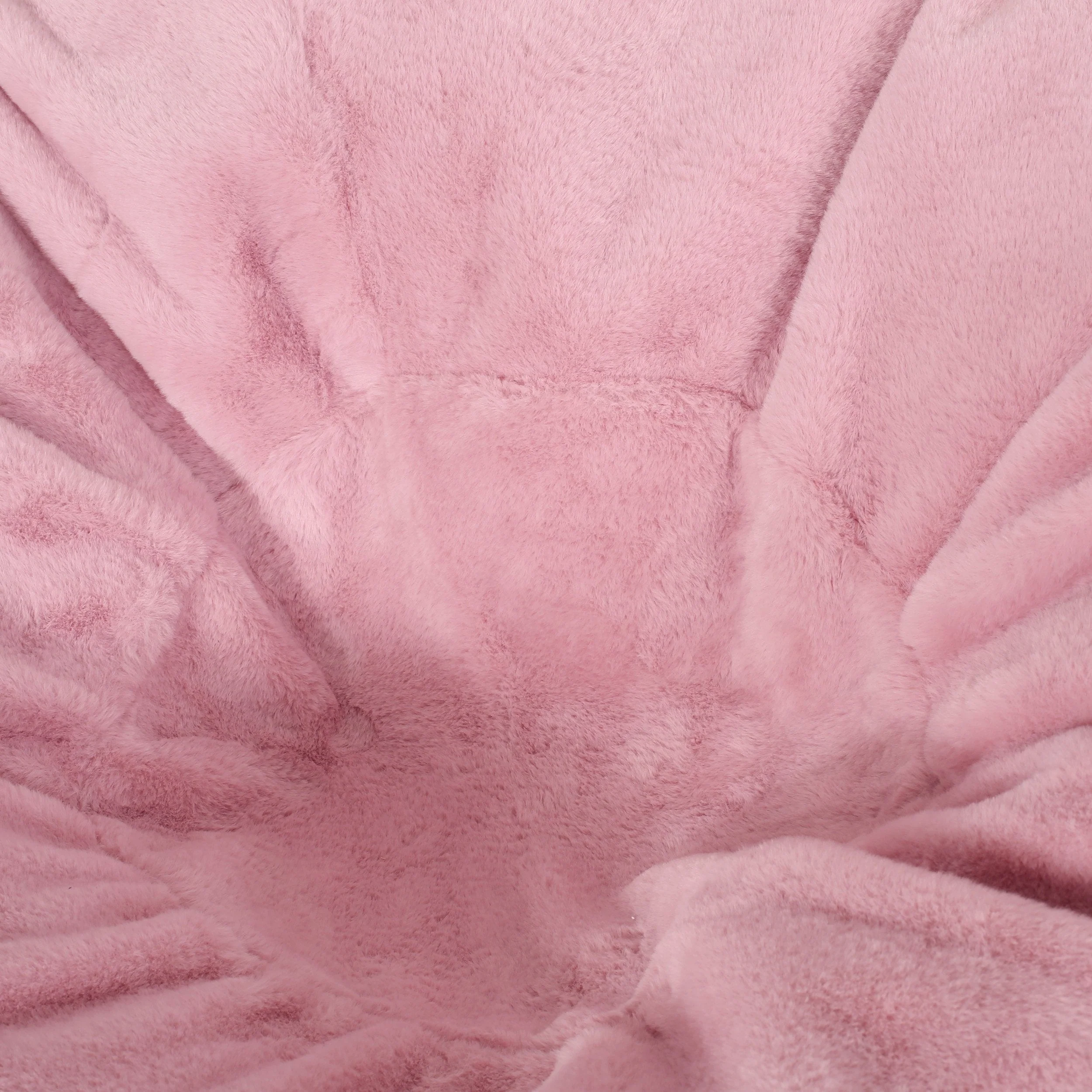 Modern Glam 3 Foot Faux Fur Bean Bag - NH325513