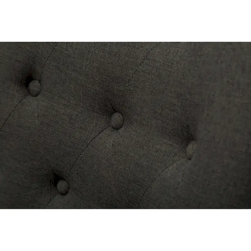 Roundhill Furniture Tufted Solid Wood Silver Nailhead Wingback Hostess Chairs (Set of 2)