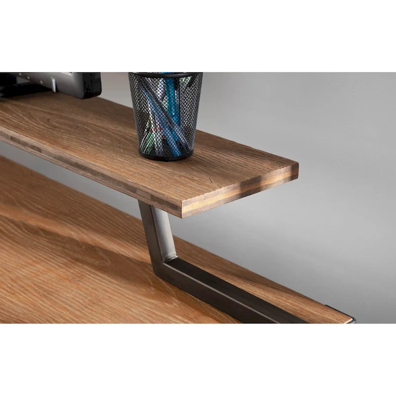 Carbon Loft Gunn Stand Up Desk with Removable Shelf