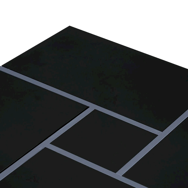 Unique Stylish Wooden Coffee Table with Sliding Extended Table Top