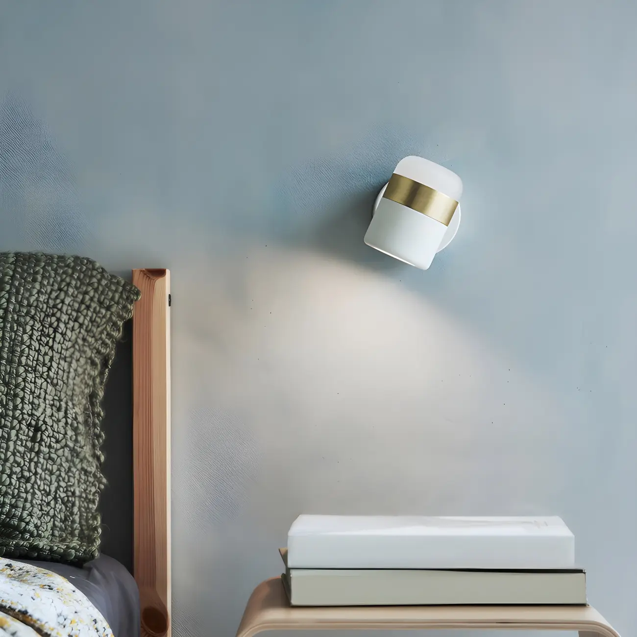 Modern 2-Light Cylinder Adjustable Wall Sconce