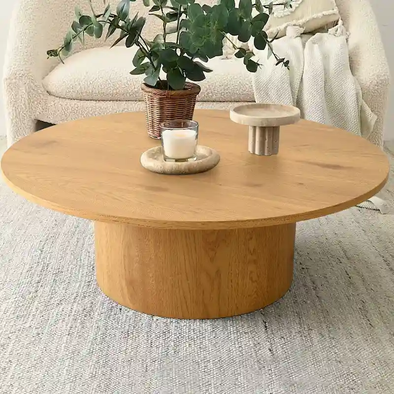 Pedestal 40  Coffee Table