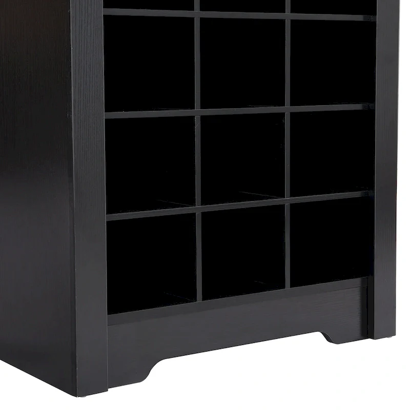 Stylish Design 30 Shoe Cubby Console