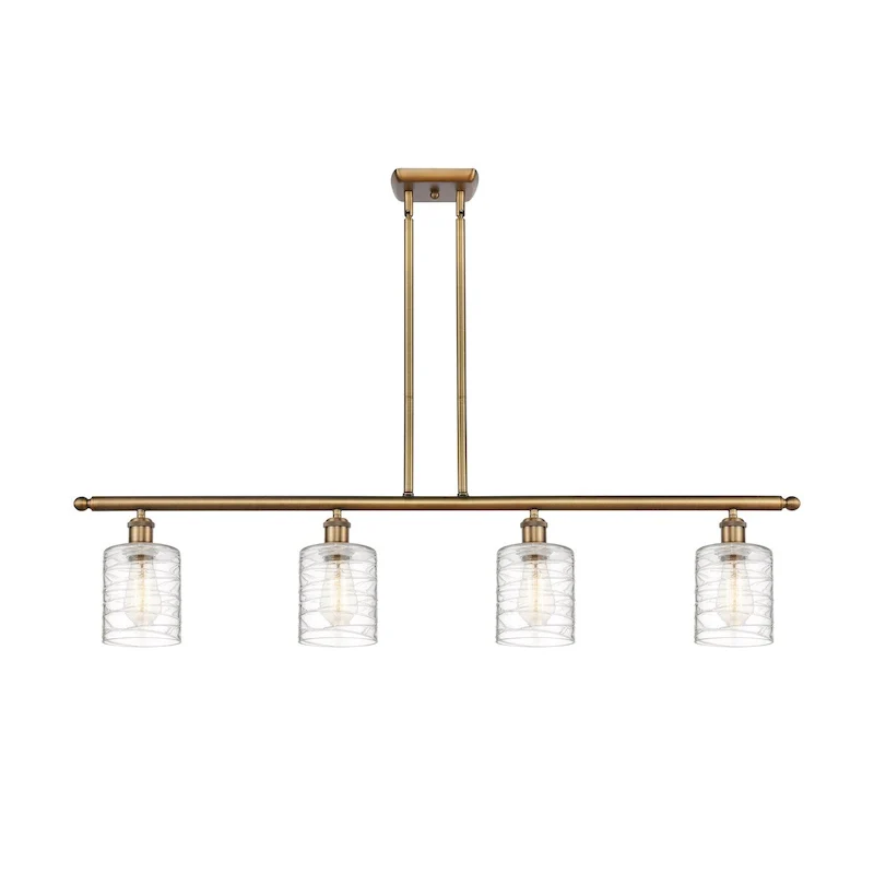 Innovations Lighting Ballston Cobbleskill - 4 Light 48  Island Light