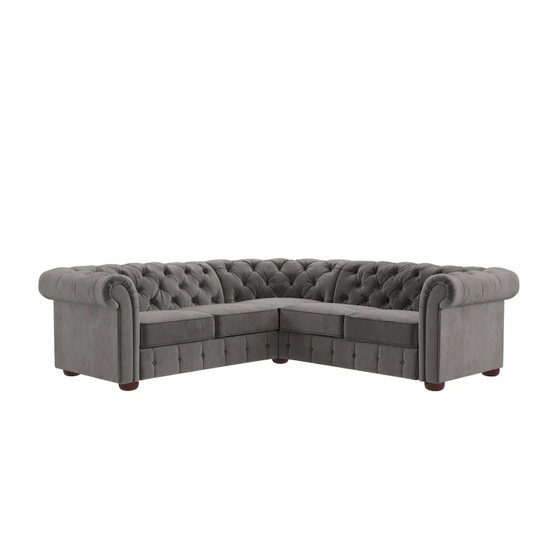 Knightsbridge Scrolled Arm Chesterfield Sectional by iNSPIRE Q Artisan