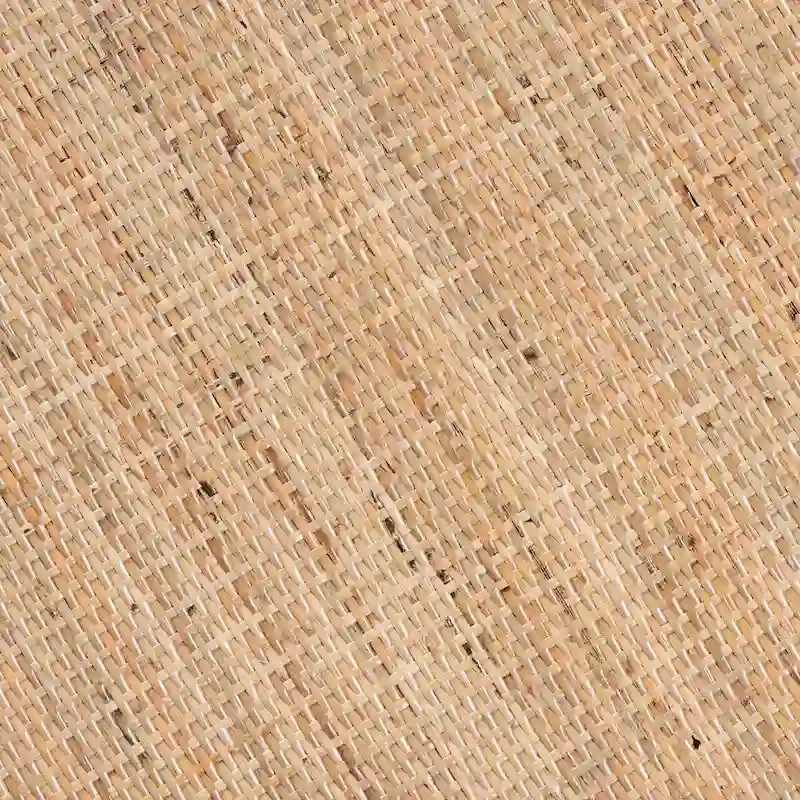 Jayden Bohemian Natural Brown Finished Rattan End Table Set(2PC)