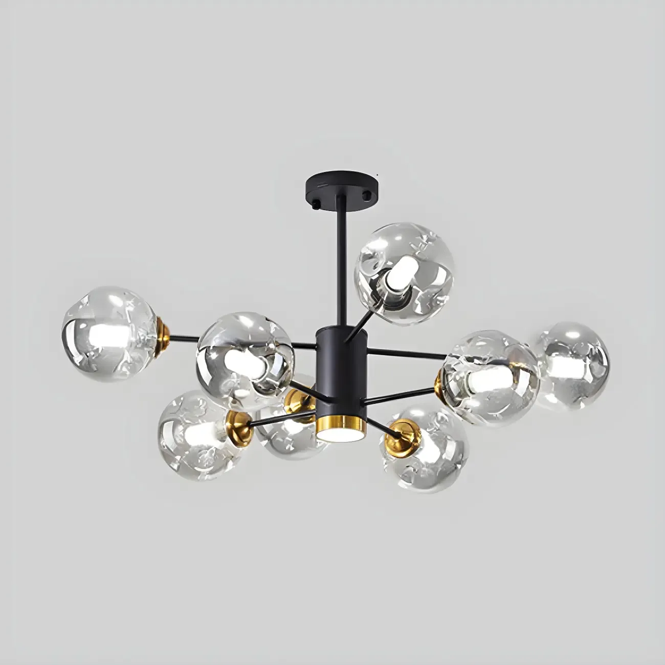 Modern LED Glass Crystal Sputnik Chandelier