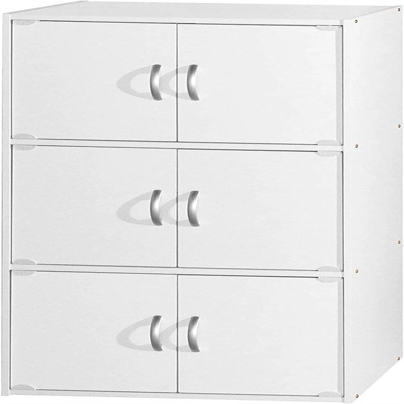 3-Shelf Bookcase Cabinet