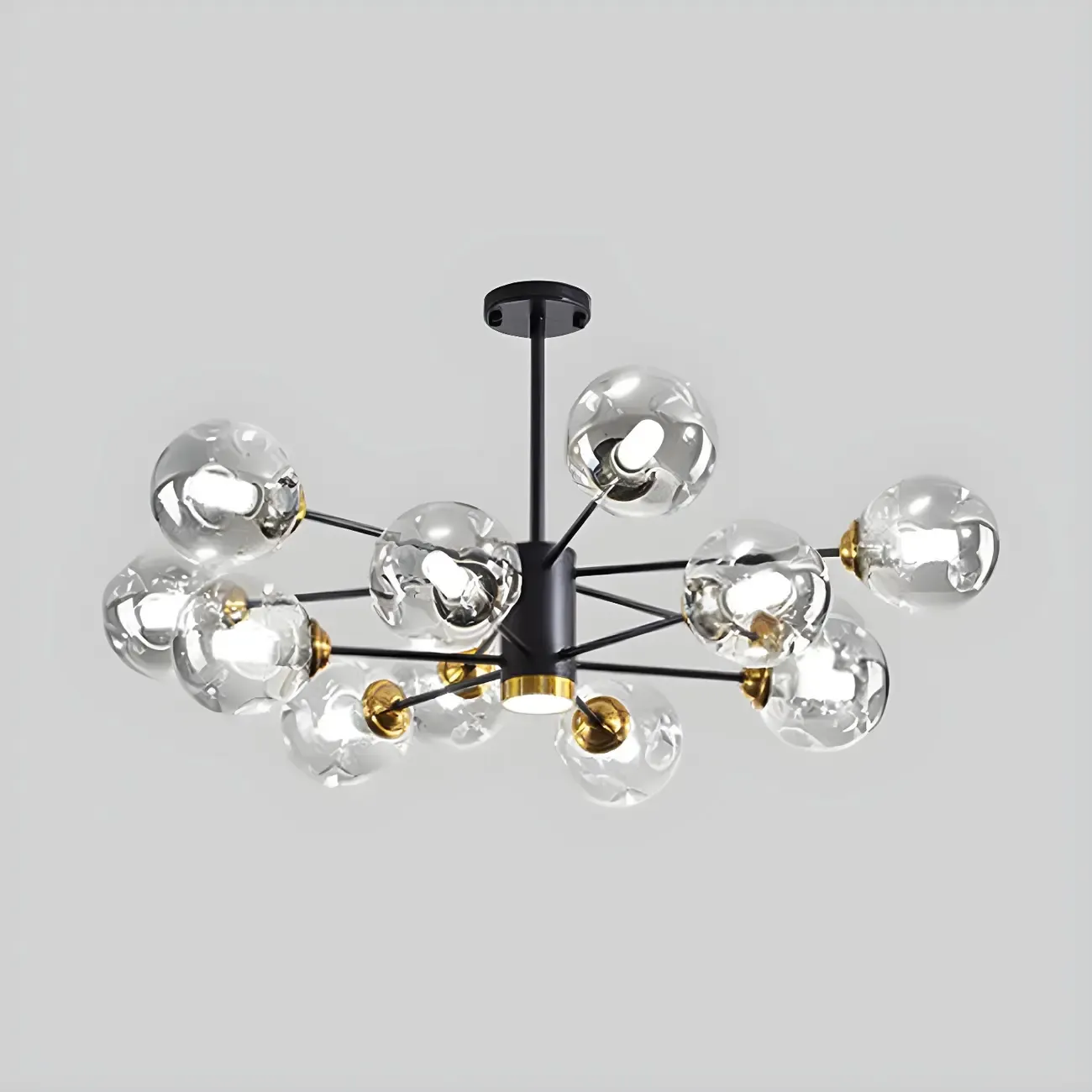 Modern LED Glass Crystal Sputnik Chandelier
