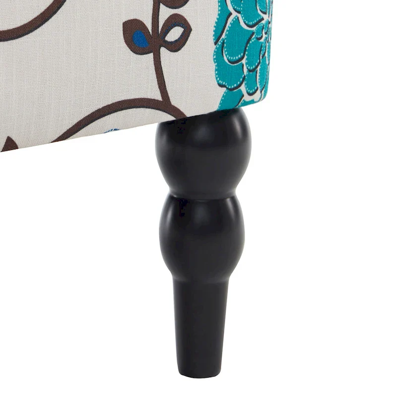 Upholstered Accent Chair with Lumbar Pillow - Single Seat