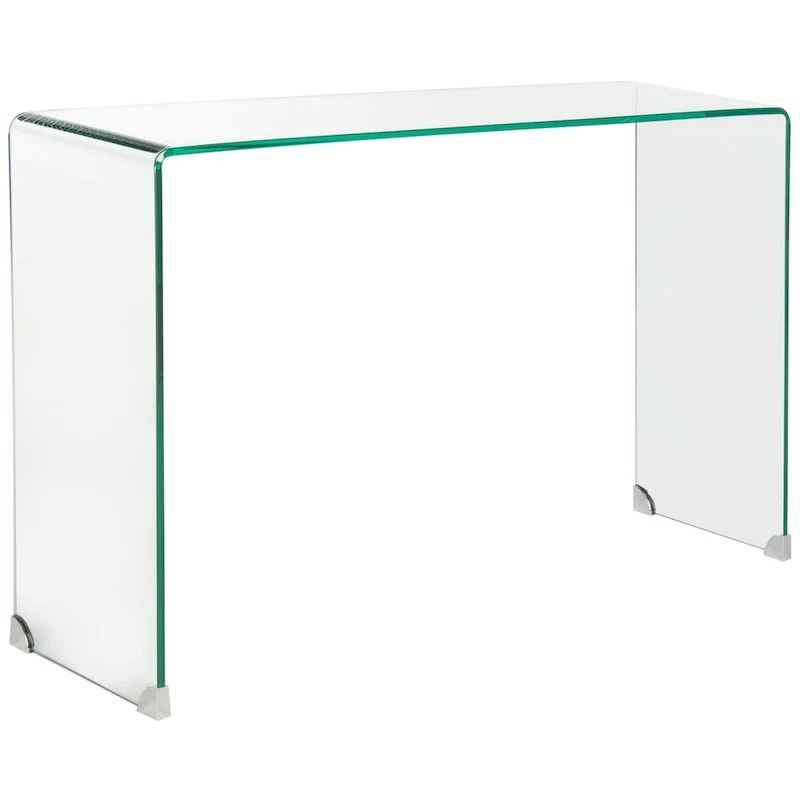 SAFAVIEH Jerri Clear Console Table - 43.3 x 13.8 x 29.5 - 43Wx14Dx30H