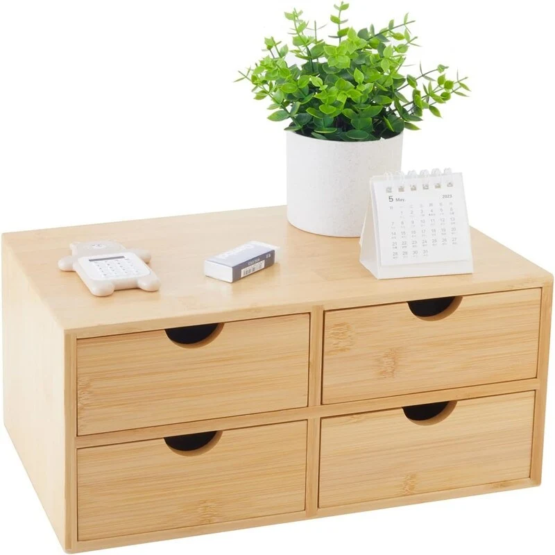 4 Drawers Makeup Storage - 13.38 D x 16.5 W x 7.48 H