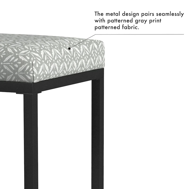 HomePop Backless Metal 24 Counter Stool - 24 inches