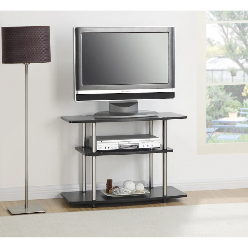 Convenience Concepts Designs2Go No Tools 3 Tier TV Stand