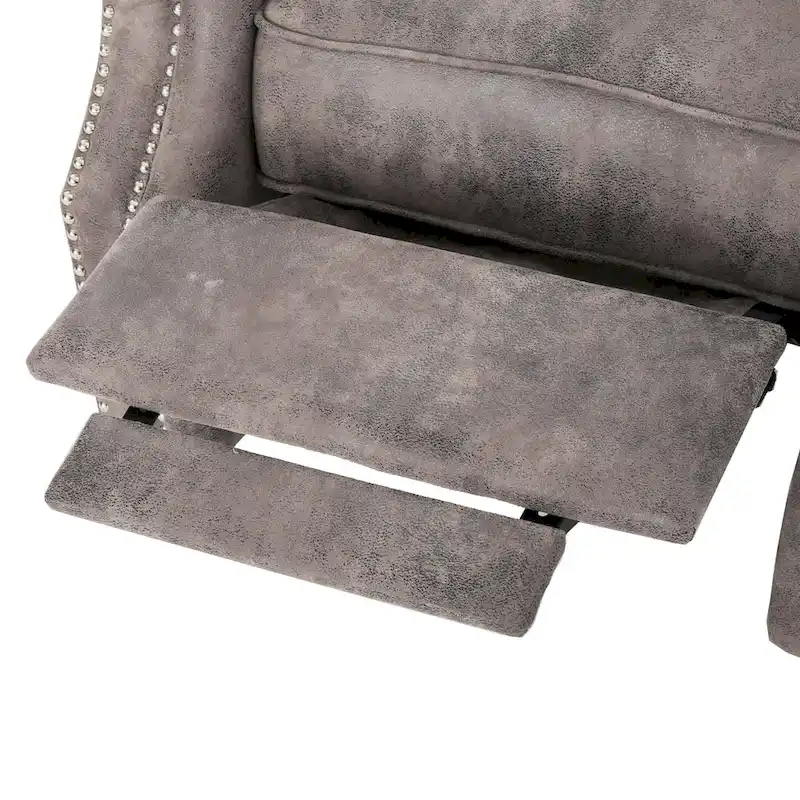 Walder Tufted Microfiber Recliner Club Chair by Christopher Knight Home