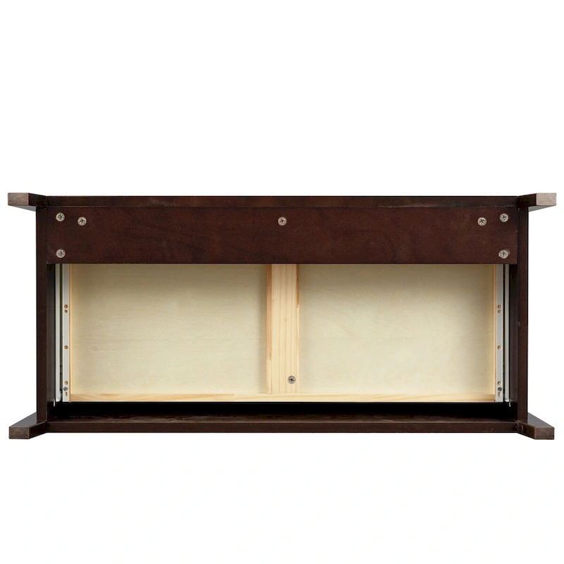 Wood spray-painted drawer dresser