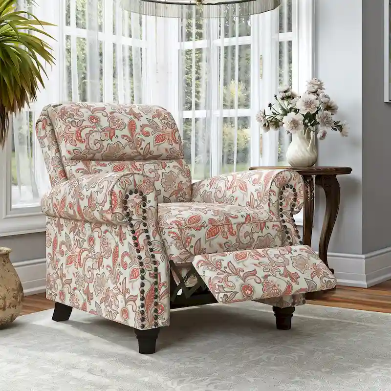 Copper Grove Jessie ProLounger Paisley Push Back Recliner Chair