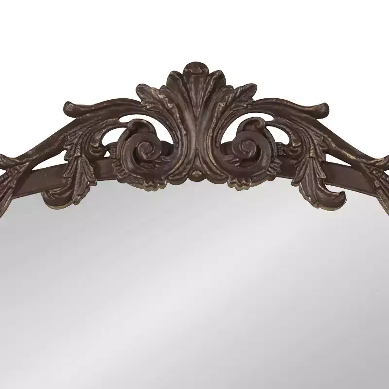 Kate & Laurel All Things Decor 28"x30" Arendahl Traditional Arch Mirror Bronze