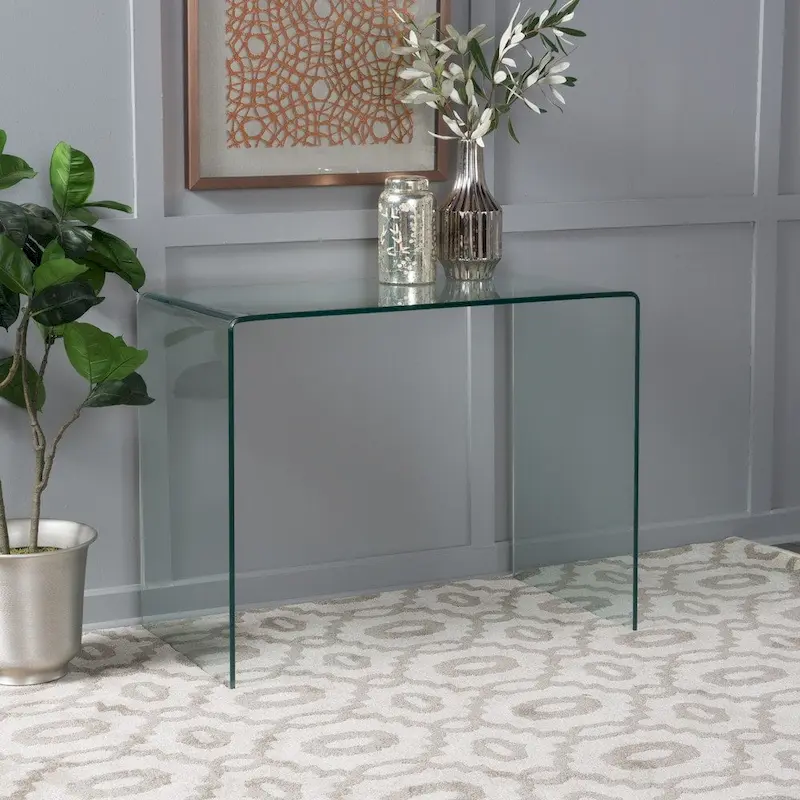 Ramona Tempered Glass Office Desk