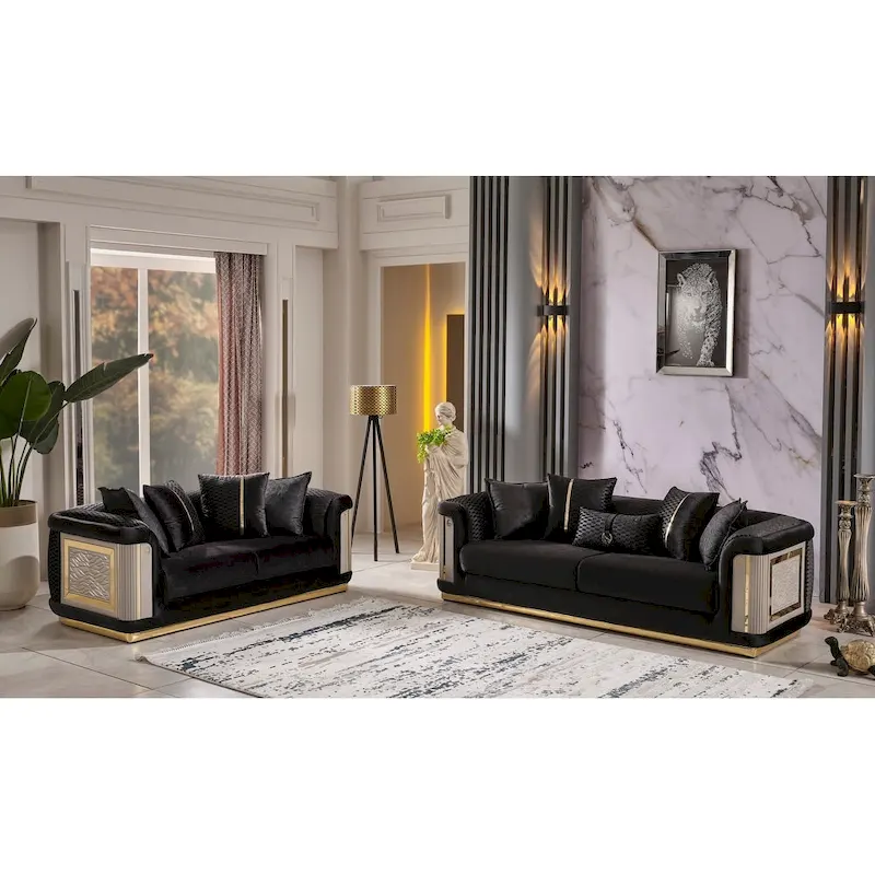 Luresta 2 Pieces Living Room Sets 1 Sofa 1 Love seat