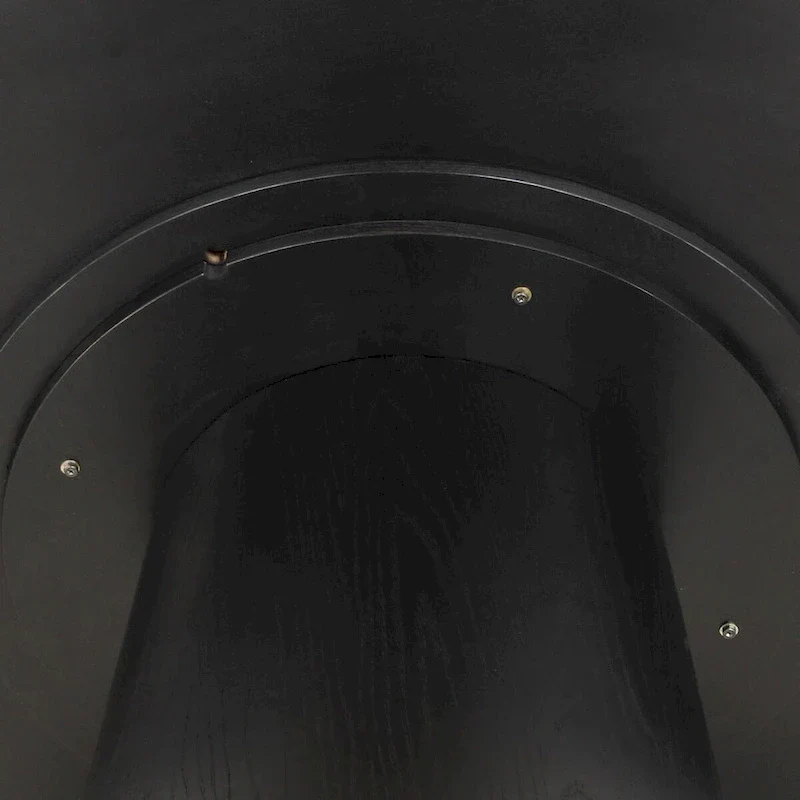 Oak Round Pedestal Dining Table for 6 - Natural Wood Finish