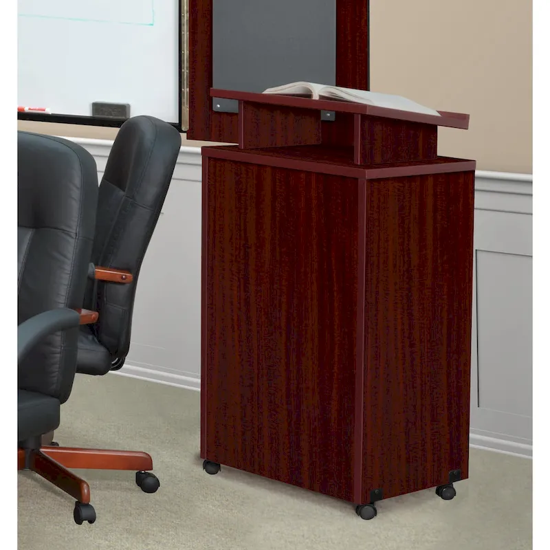 Livingtston Freestanding Lectern- Mahogany