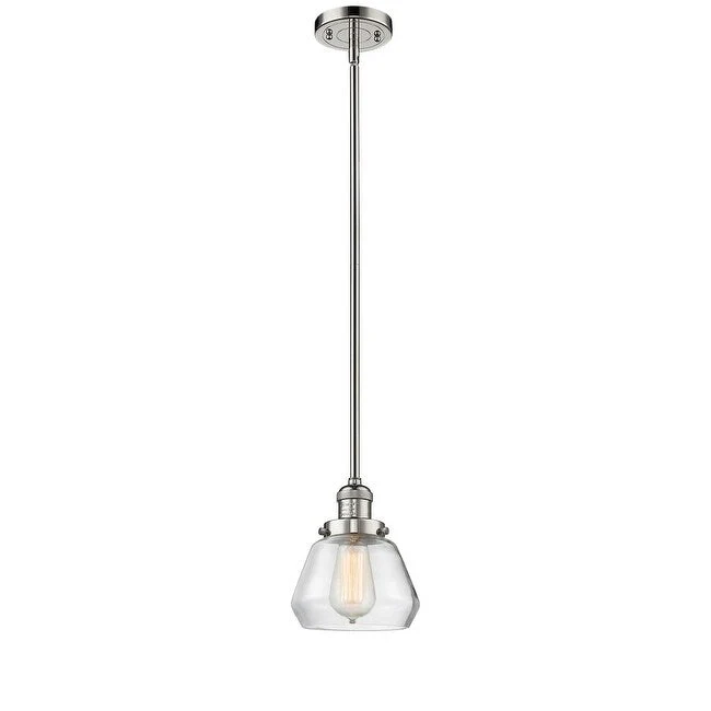 Innovations Lighting Fulton Single Light 7  Wide Mini Pendant with