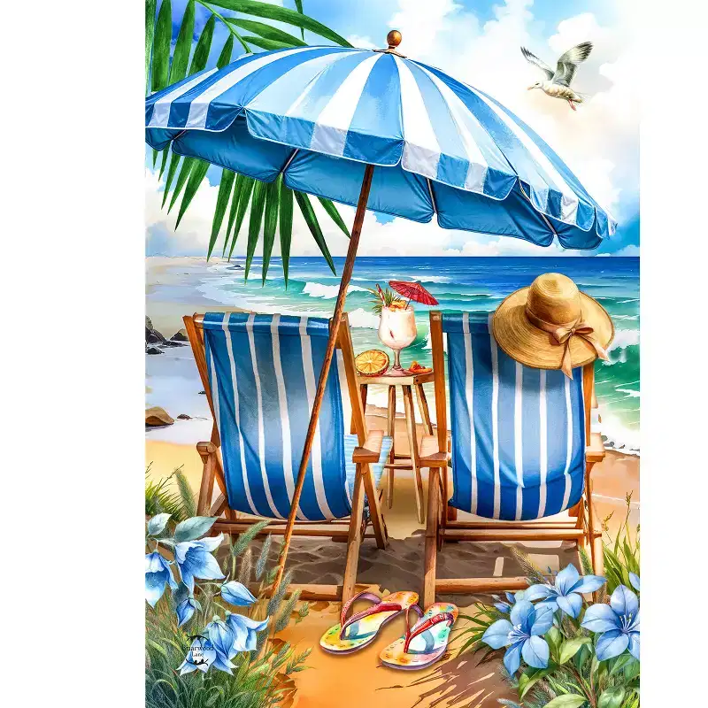 Briarwood Lane Summer House Flag 40x28 For Outdoor Beach Chairs For Summer House Flag