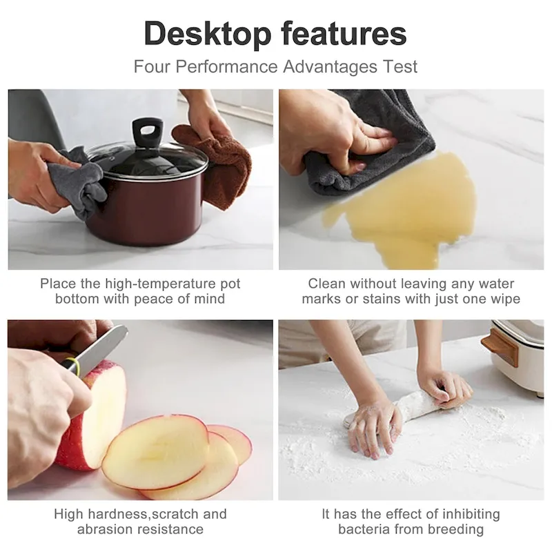 9 - Piece 94.48  Rectangular Extendable Sintered Stone Dining Table with 8 Faux leather Chairs Dining Set