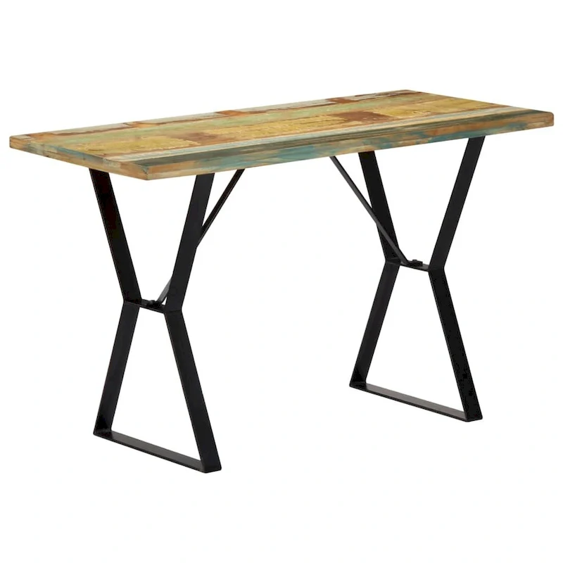 vidaXL Dining Table 47.2 x23.6 x29.9  Solid Reclaimed Wood - 47.2  x 23.6  x 29.9
